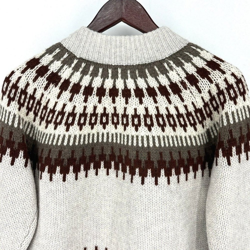 NWT $190 Anthropologie x The Reeds Fair Isle CAT Wool Cardigan Sizes XS & PXS - Picture 12 of 12